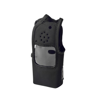 Funda de Nylon, clip-cinto, capuchón con broches / botones y visor frontal / IC-F3161, IC-3261, IC-3360.