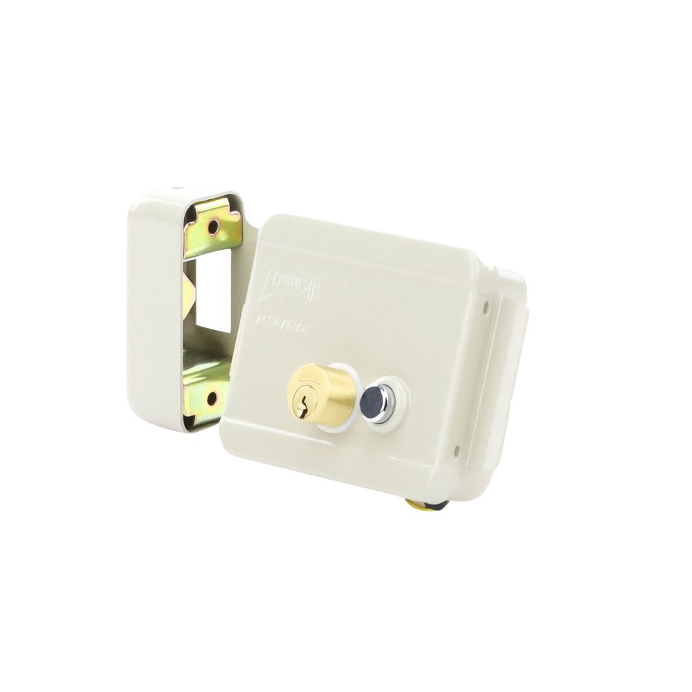 Cerradura Eléctrica / Incluye Llave /Con Botón integrado / Izquierda / Exterior - Image 6