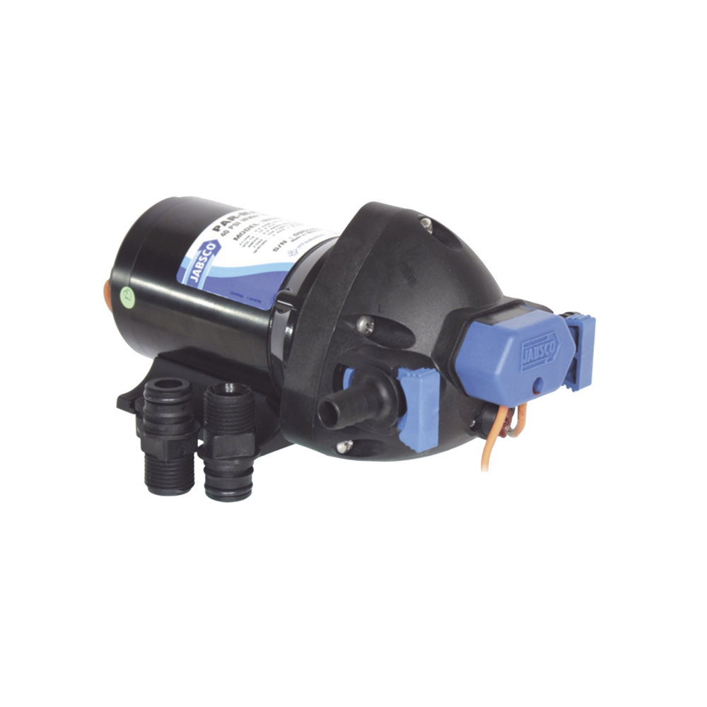 Bomba controlada por presión Par Max HD 4' a 12 Vca, alta presión 40 psi 15 lpm / 4 gpm