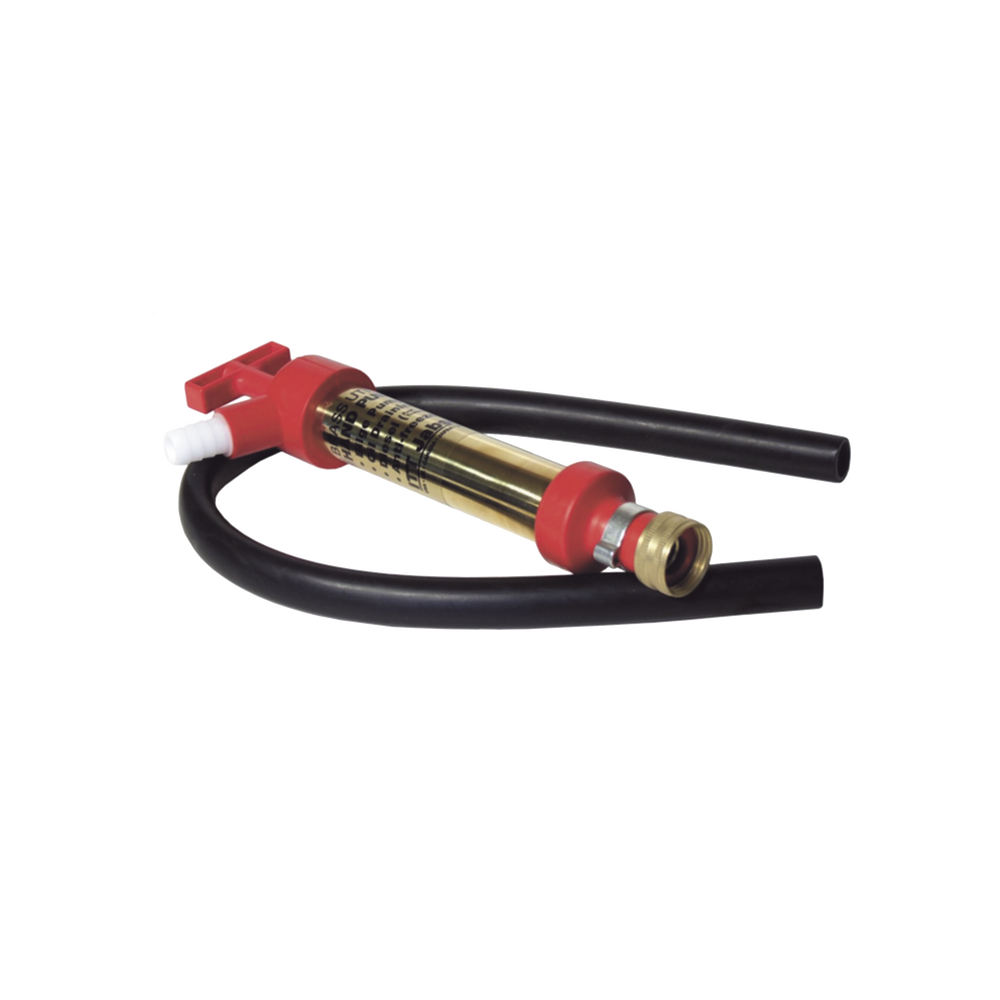 Bomba marina de drenaje de aceite de motor con accesorio de manguera de jardín hembra de 3/4”