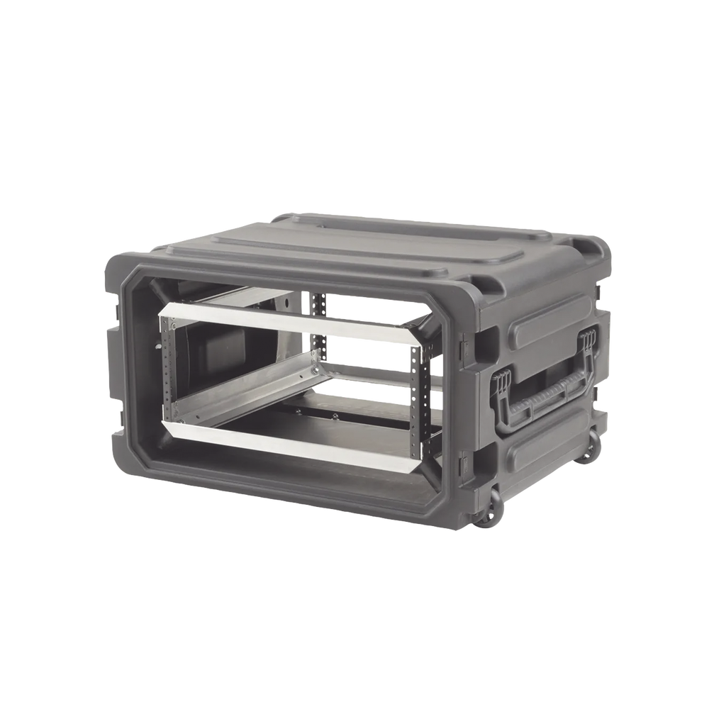 Gabinete Plástico Móvil con Amortiguador con Rack de 19", 4 Unidades. - Image 3