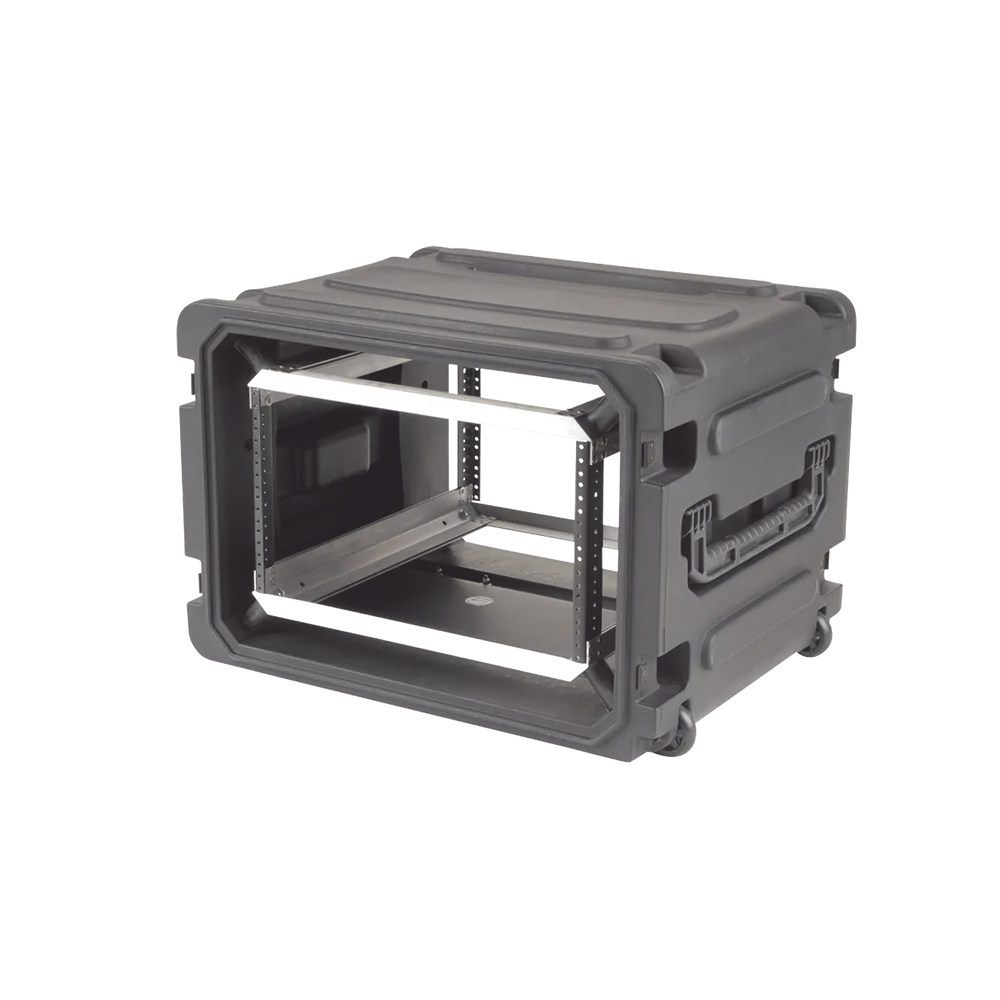 Gabinete Plástico Móvil con Amortiguador con Rack de 19" 6 Unidades. - Image 4