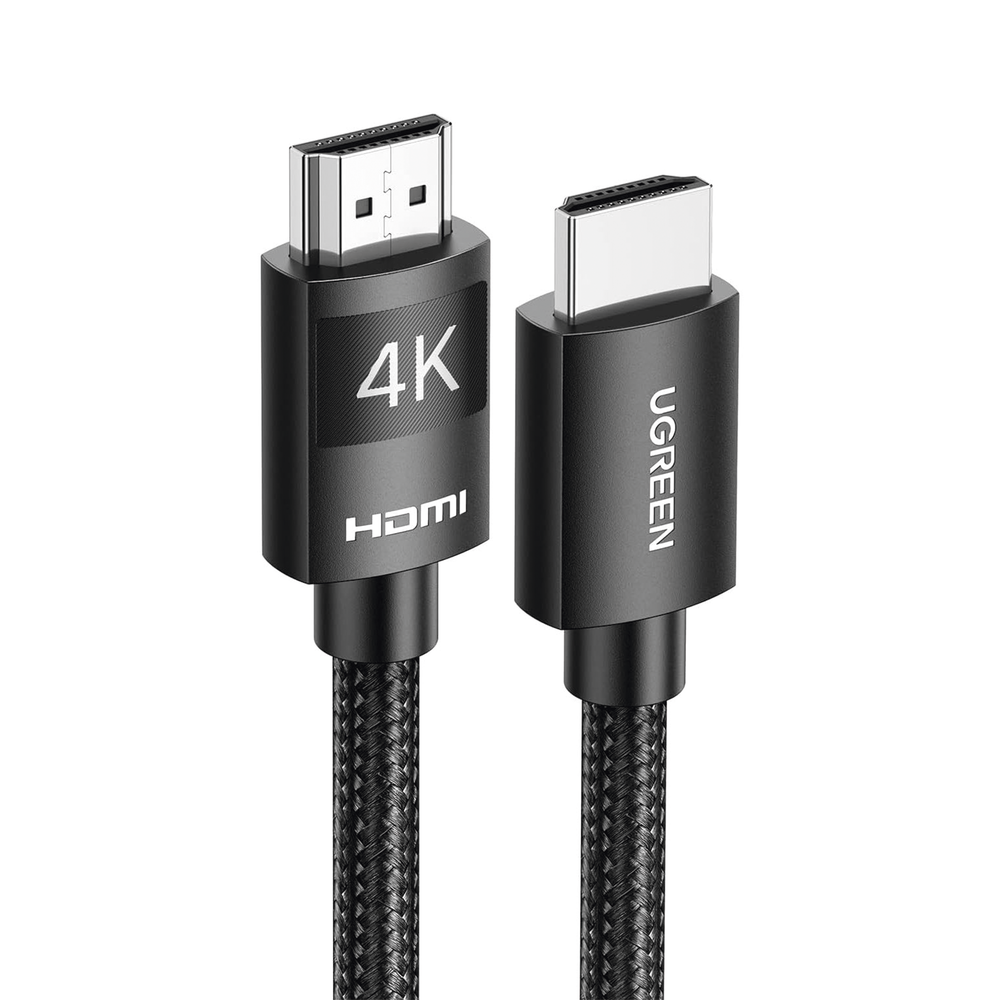 Cable HDMI 2.0 de Nylon Trenzado | 2 Metros (6.56 Pies) | 4K@60Hz | ARC | Dolby ATMOS | True HD | TMDS | HDR | 3D Inversivo | 18Gbps | 3 Capas de Protecci?n + 4 de Blindaje | Niquelado | Carcasa de Aluminio