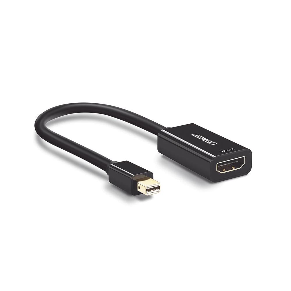 Convertidor Mini Display Port a HDMI / 4K@30Hz / Thunderbolt / Blindaje Interno M?ltiple / Carcasa ABS / Longitud de 25 cm (9.84 pulgadas)