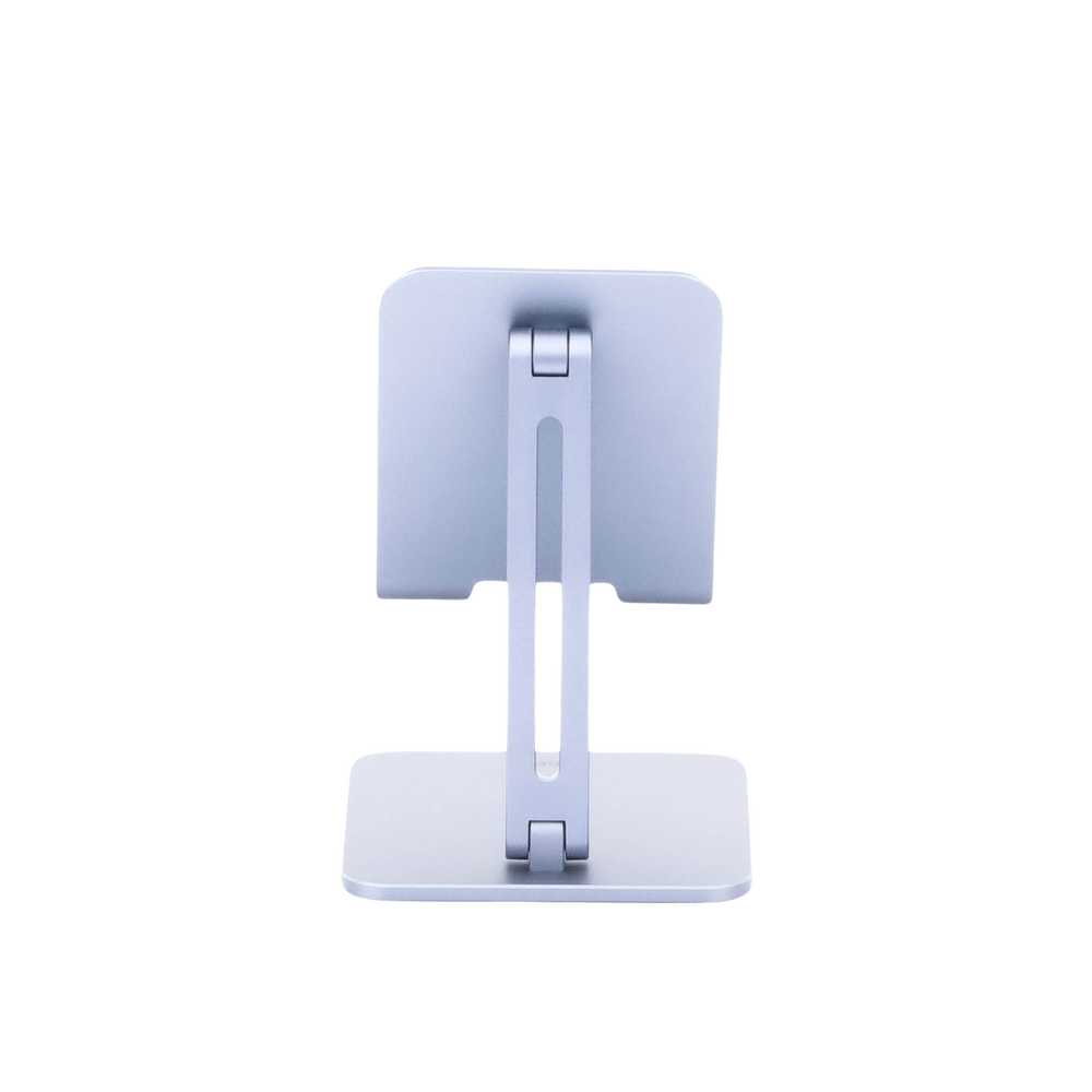 Soporte de Aluminio para IPad & Tablet | Plegable |Angulo Ajustable de 180° y 270° | Base Antideslizante | Protección de Silicona | Amplia Compatibilidad con dispositivos de 7.9'' a 12.9'' | Aluminio Solido | Color Gris - Image 2