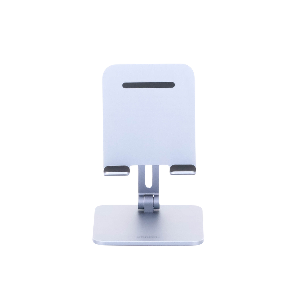 Soporte de Aluminio para IPad & Tablet | Plegable |Angulo Ajustable de 180° y 270° | Base Antideslizante | Protección de Silicona | Amplia Compatibilidad con dispositivos de 7.9'' a 12.9'' | Aluminio Solido | Color Gris - Image 4