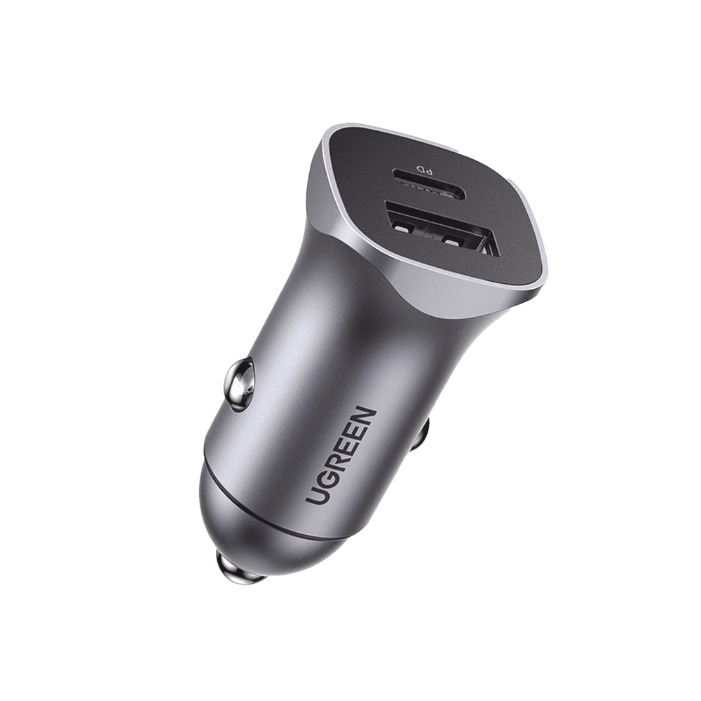 Cargador de Auto 30W | 2 Puertos USB-A y USB-C | Carga R?pida | Compatible con Veh?culos de 12 y 24 VCD | PD3.0, QC4.0, SCP, PPS | Indicador Led | Dise?o Compacto | Chip Inteligente | Caja de Aluminio - Image 2