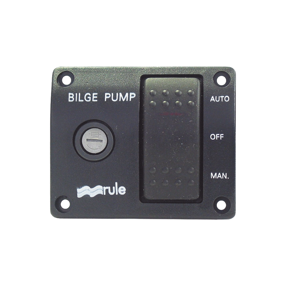 Switch de tres posiciones para control de bombas de achique.