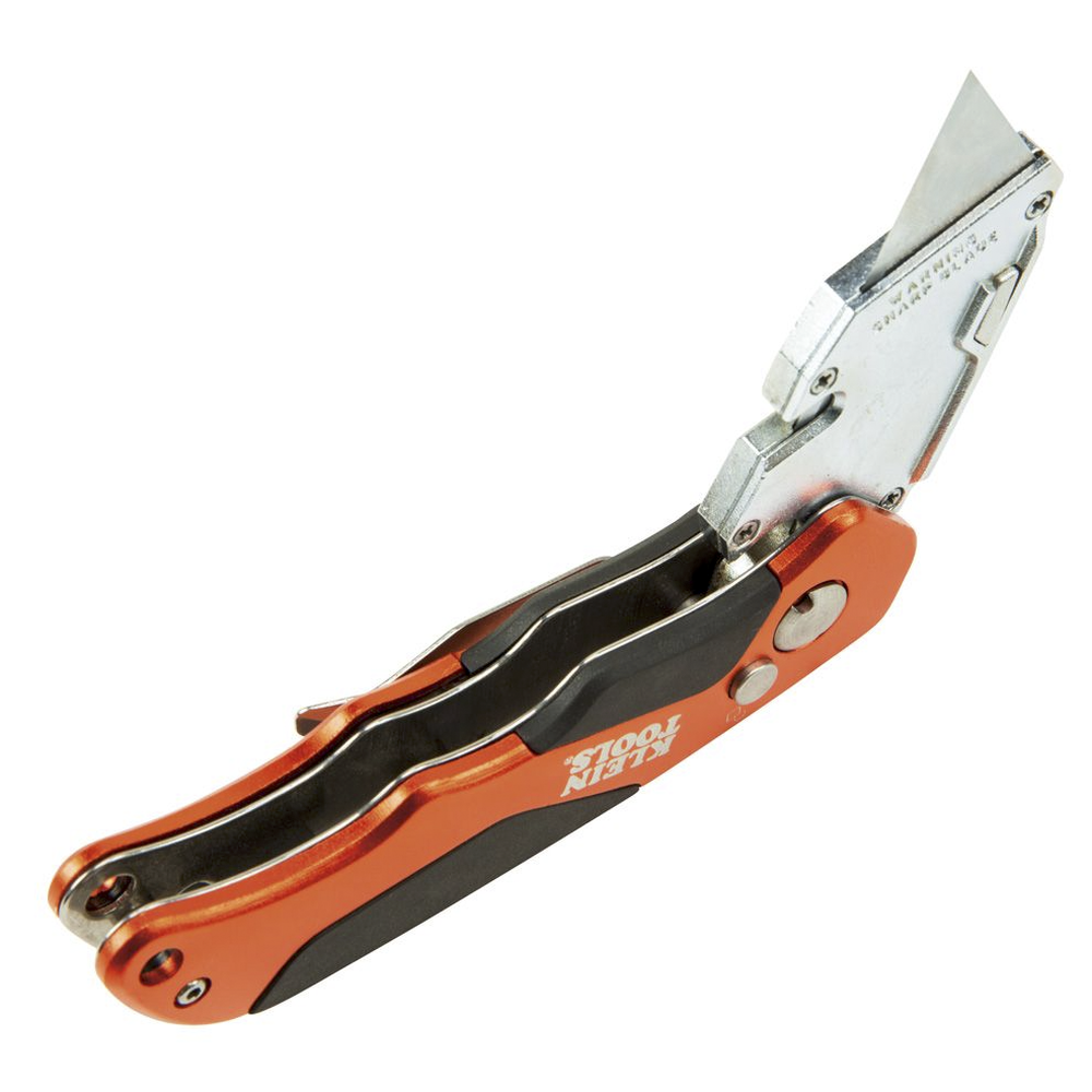 Navaja Multiusos Plegable de Uso Rudo con Botón de Expulsión y Cortacables. - Image 4