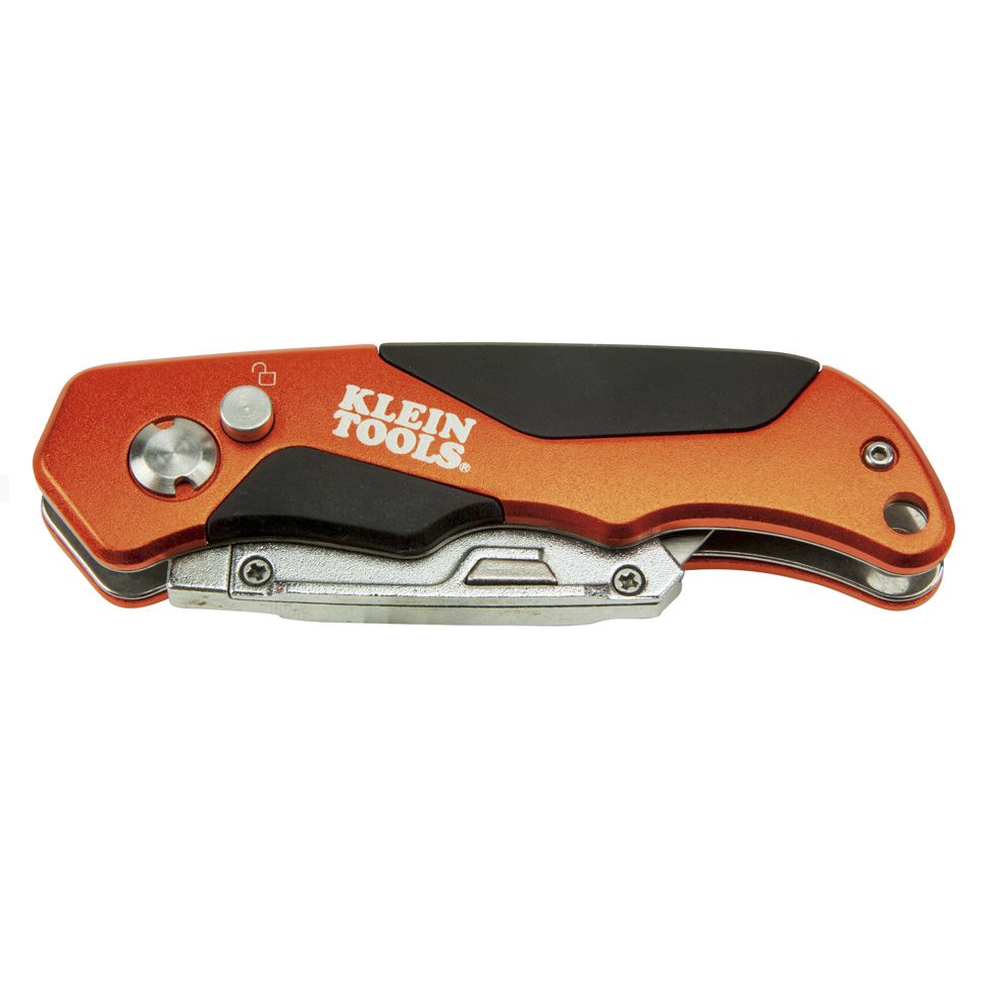 Navaja Multiusos Plegable de Uso Rudo con Botón de Expulsión y Cortacables. - Image 3