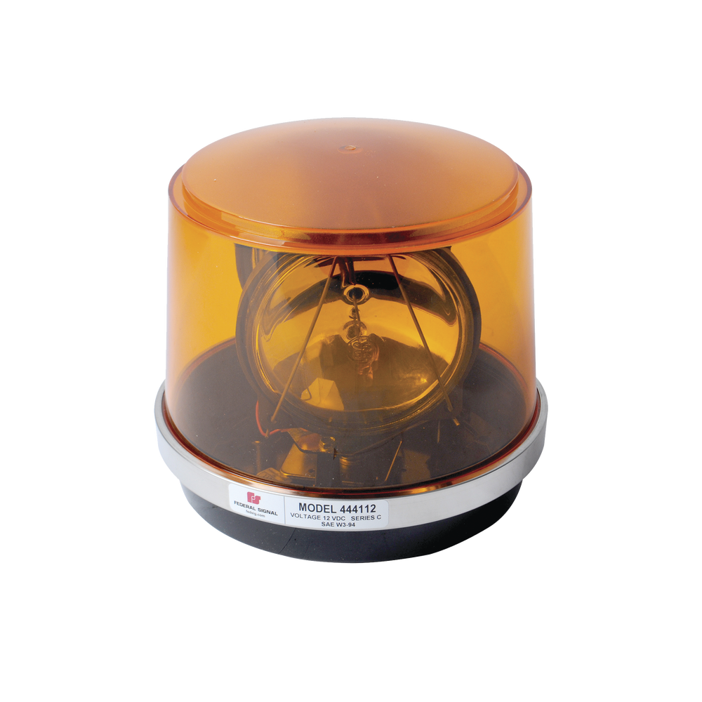 Luz giratoria económica modelo 100, color ámbar
