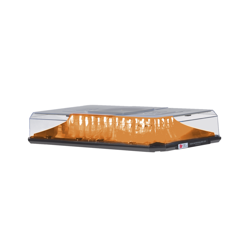 Mini barra de 15 pulgadas de luces HighLighter LED, color Ámbar, Montaje Permanente, Ideal para Seguridad Privada