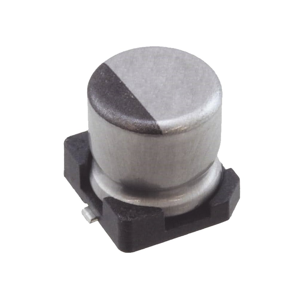Capacitor Electrolítico de Aluminio de 1uF, 50V, 20% tipo SMD.