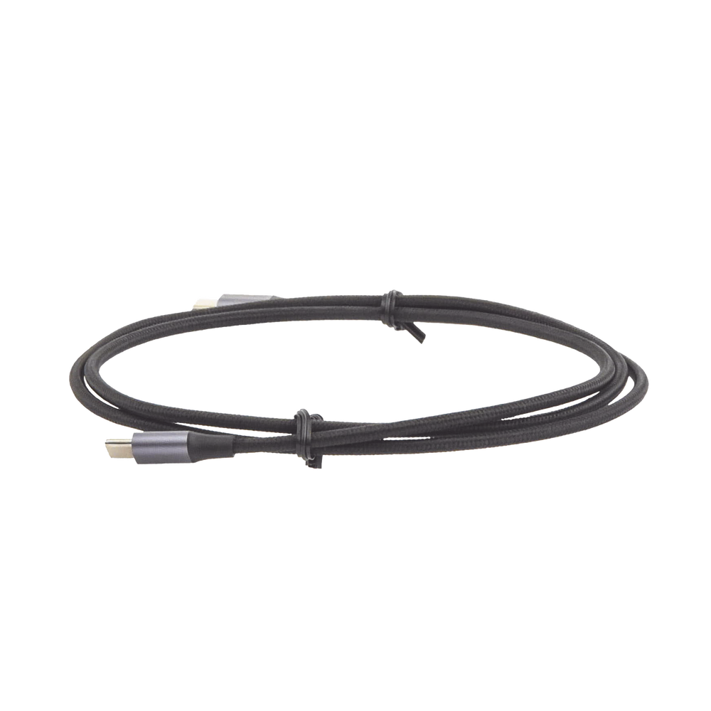 Cable USB-C a USB-C | 1 Metro (3.28 Pies) | Transferencia de Datos de 480 Mbps | Carga R?pida de Hasta 60W | QC 4.0/3.0/2.0 | PD3.0 | FPC | AFC | Protecci?n Integrada | Caja de Aluminio | Nylon Trenzado | Color Negro - Image 3