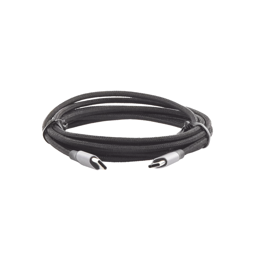 Cable USB-C a USB-C | 2 Metros (6.56 Pies) | Transferencia de Datos de 480 Mbps | Carga R?pida de Hasta 60W | QC 4.0/3.0/2.0 | PD3.0 | FPC | AFC | Protecci?n Integrada | Caja de Aluminio | Nylon Trenzado | Color Negro - Image 2