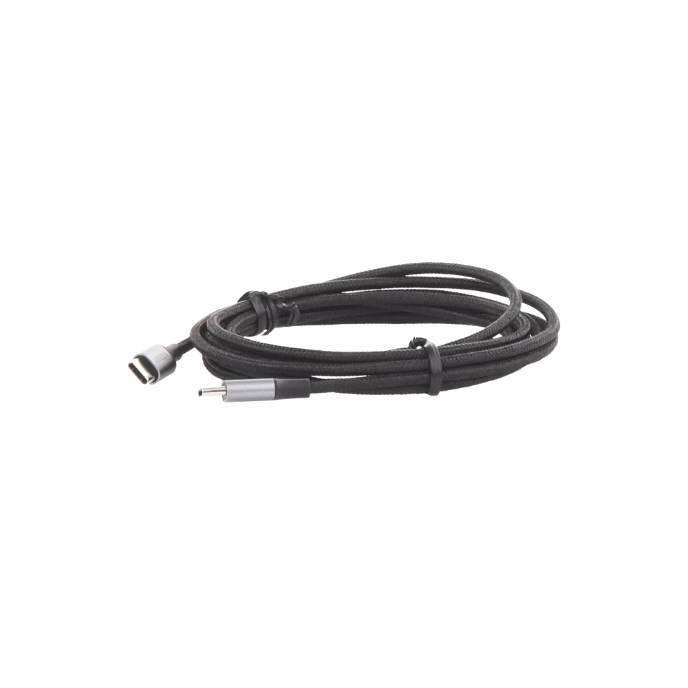 Cable USB-C a USB-C | 2 Metros (6.56 Pies) | Transferencia de Datos de 480 Mbps | Carga R?pida de Hasta 60W | QC 4.0/3.0/2.0 | PD3.0 | FPC | AFC | Protecci?n Integrada | Caja de Aluminio | Nylon Trenzado | Color Negro - Image 3