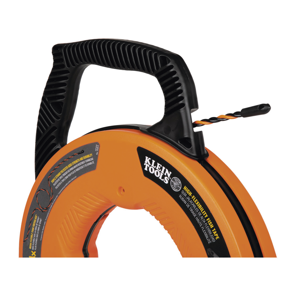 Gu?a Jalacables de Poli?ster de Alta Flexibilidad de 22.9 Metros (75.13 Pies). Con Triple Trenzado