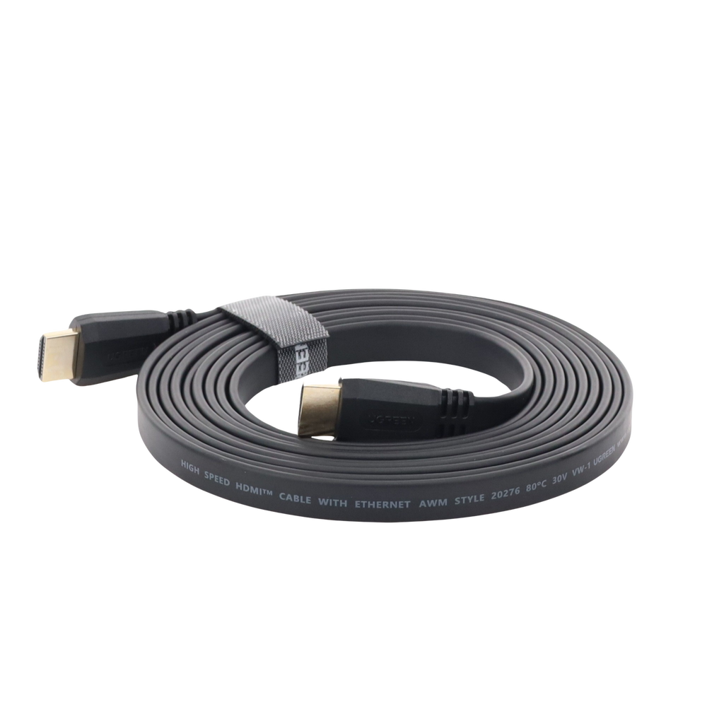 Cable HDMI 2.0 Plano de 3 Metros (9.84 Pies) / 4K@60Hz / HDR / 3D / HEC (Canal Ethernet HDMI) / ARC (Canal de Retorno de Audio) / Color Profundo de 48 Bits / Audio de 32 Canales / HDCP / Audio Dolby True HD 7.1 / 18 Gbps / Esta?ado y Triple Blindaje / An - Image 3