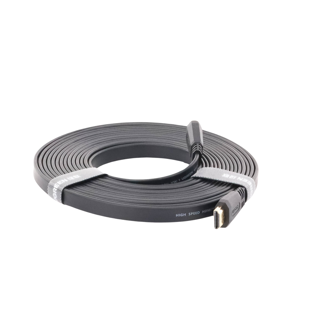 Cable HDMI 2.0 Plano de 5 Metros (16.40 Pies) / 4K@60Hz / HDR / 3D / HEC (Canal Ethernet HDMI) / ARC (Canal de Retorno de Audio) / Color Profundo de 48 Bits / Audio de 32 Canales / HDCP / Audio Dolby True HD 7.1 / 18 Gbps / Esta?ado y Triple Blindaje / A - Image 2
