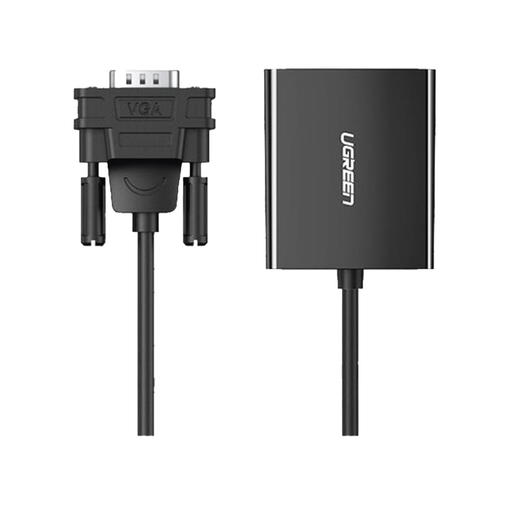 VGA Macho / Salida: HDMI Hembra / Resoluci?n de 1080P@60Hz / Puerto Est?reo de 3.5 mm / Plug and Play, Sin Controlador / Longitud del Cable 15 cm (5.91 Pulgadas). / Incluye Cable de Alimentaci?n USB / Incluye Cable de Audio de 3.5mm.