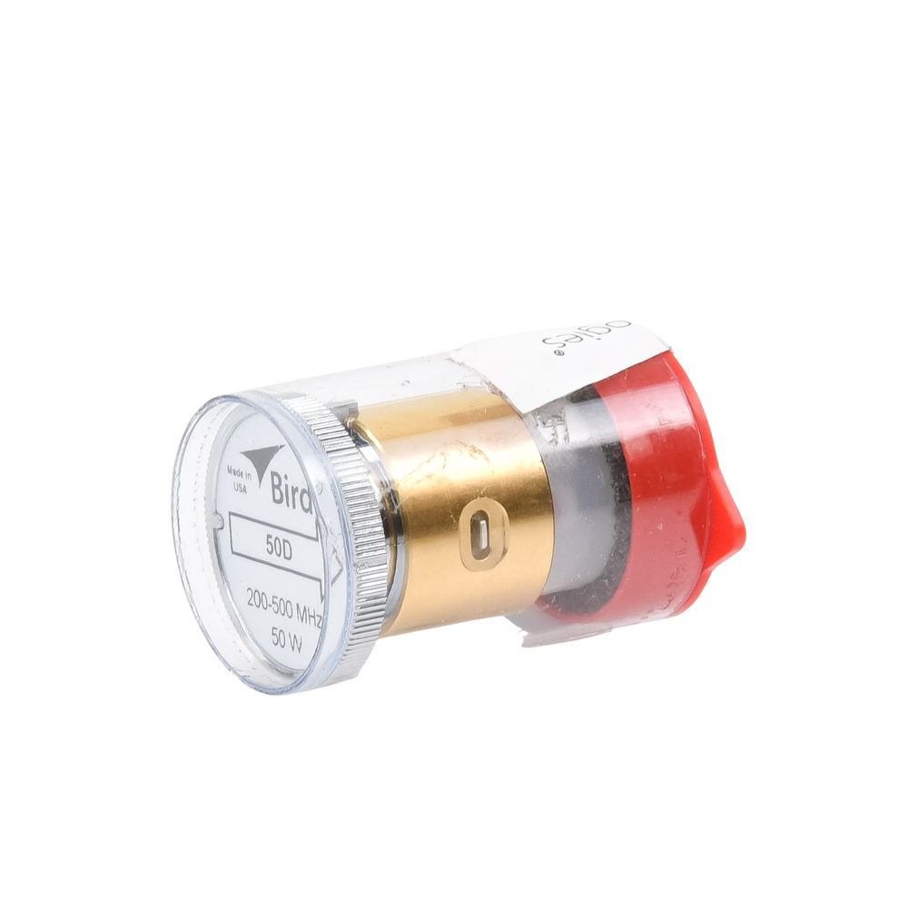 Elemento de 50 Watt en linea 7/8" para Wattmetro BIRD 43 en Rango de Frecuencia de 200 a 500 MHz.