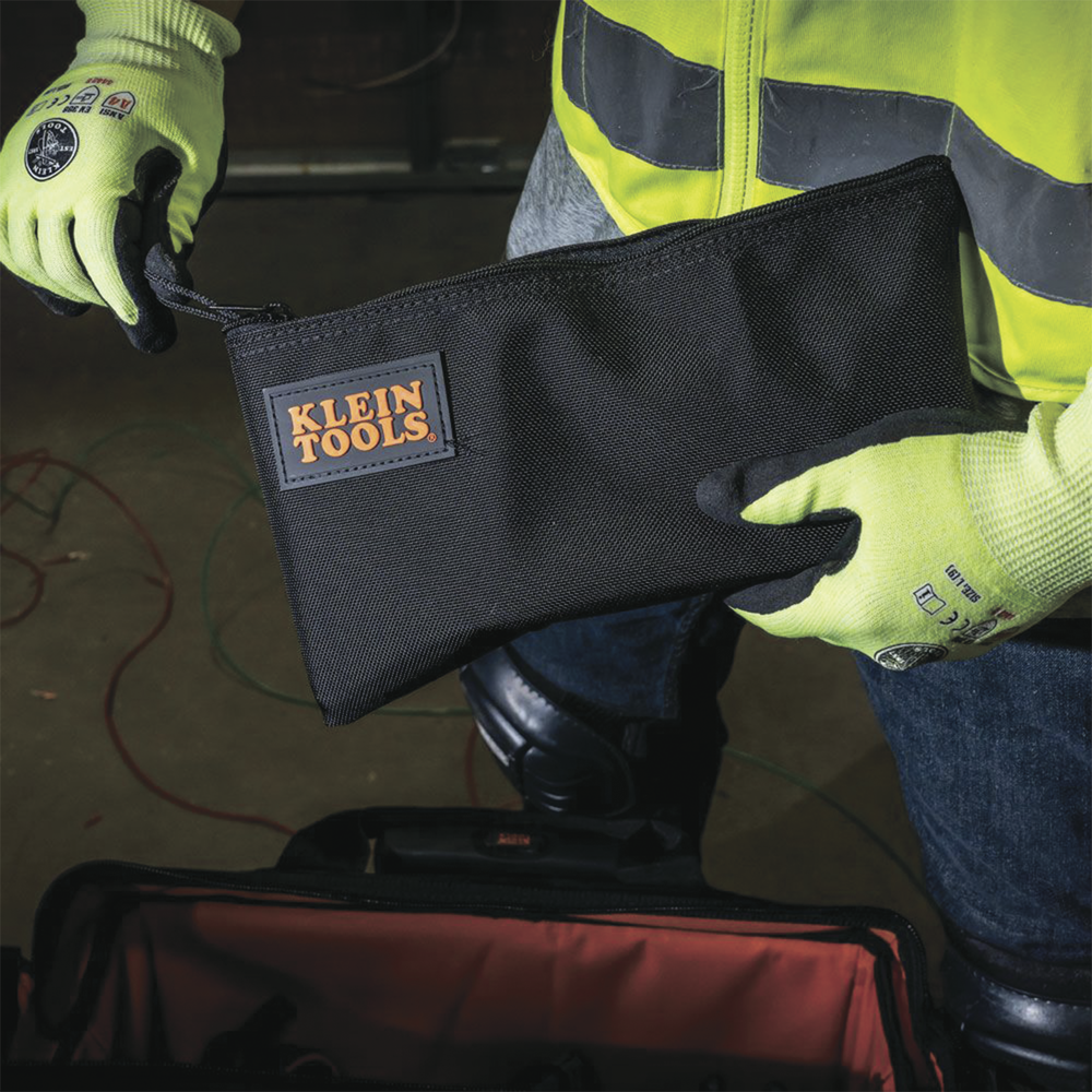 Estuche con cierre relámpago, portaherramientas de nylon Cordura de 31,8 cm. - Image 4