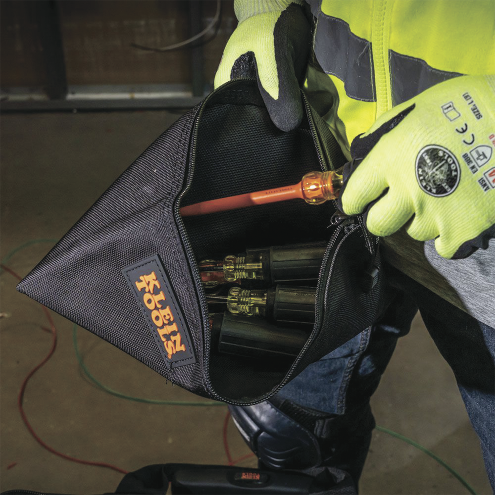 Estuche con cierre relámpago, portaherramientas de nylon Cordura de 31,8 cm. - Image 5