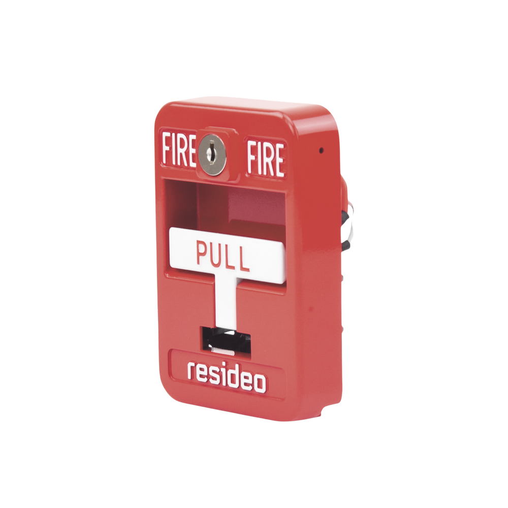 Estación de jalón convencional de acción simple color roja con cerradura - Image 3