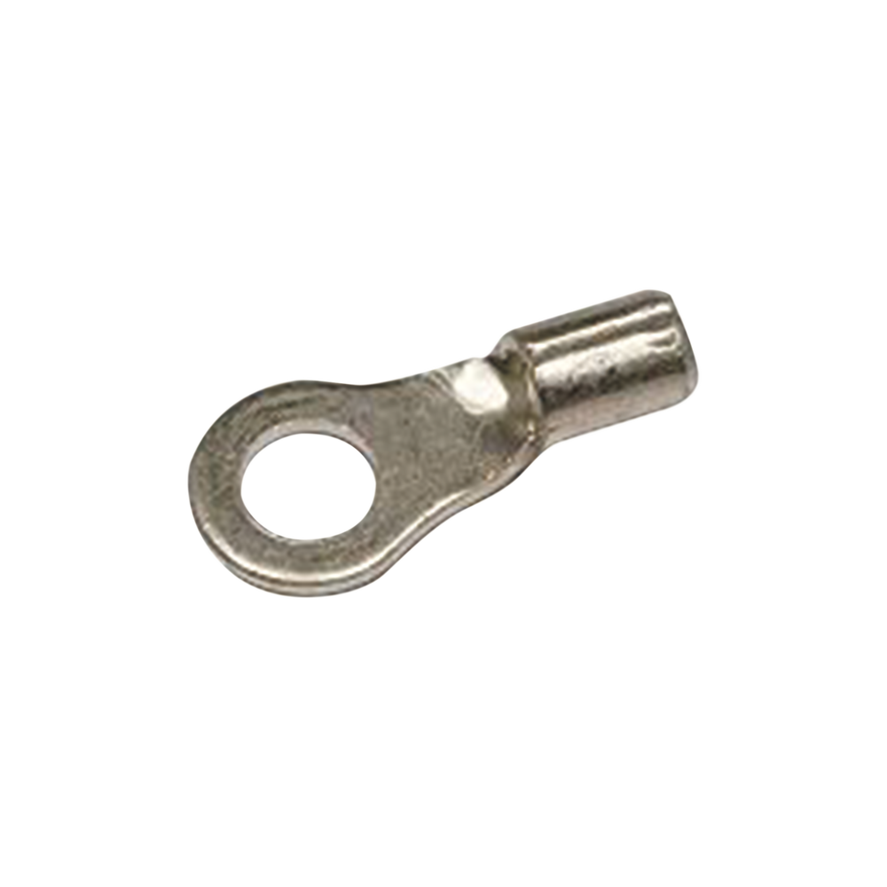 Terminal de Ojo Número 8, Sin Forro para Cables AWG 16-14.