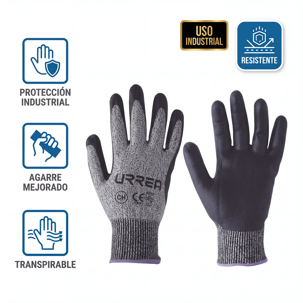 Guantes talla mediana supraneema con recubrimiento de nitrilo. - Image 3