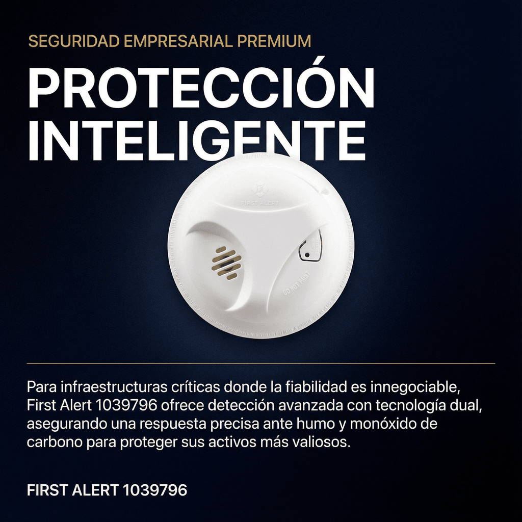 Detector de Humo Autónomo, No Requiere Panel, Con Botón para Silenciar, Sensor por Ionización - Image 6