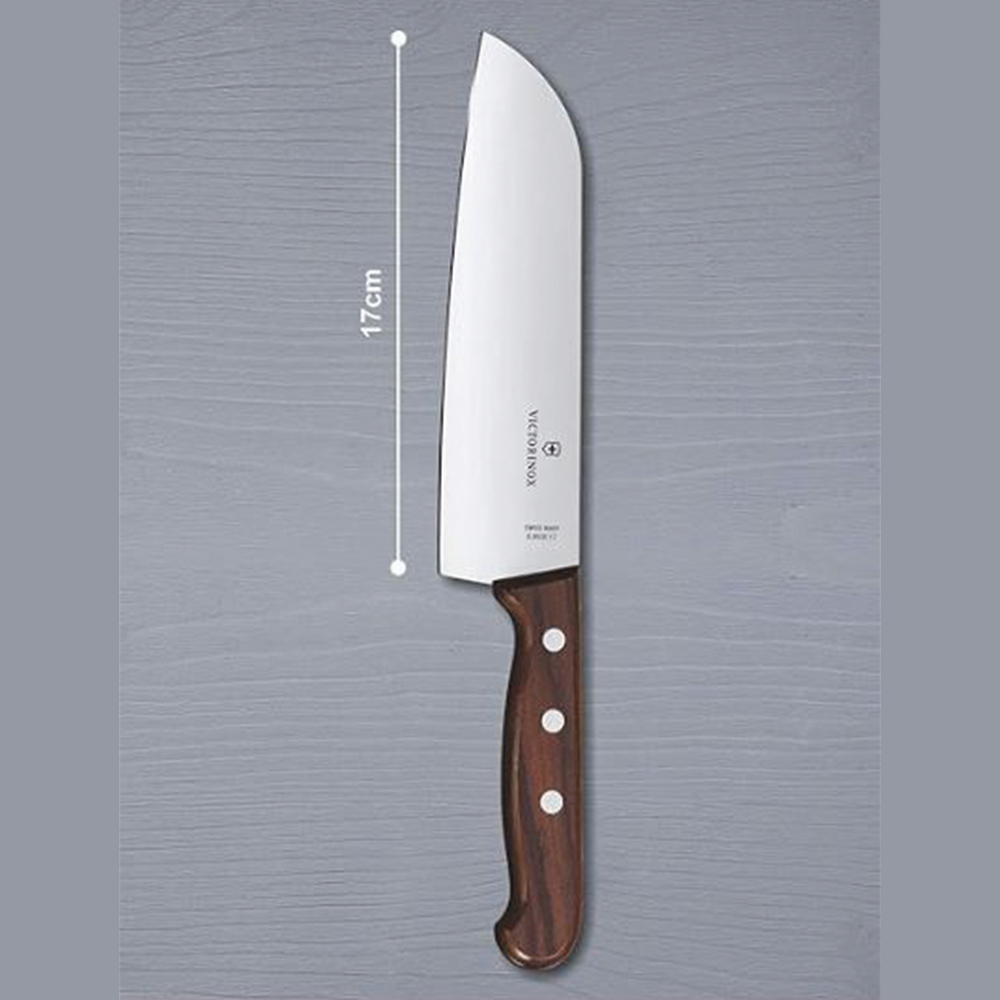 Cuchillo Santoku Wood de 17 cm, Filo con Corte Recto, Estilo Japonés - Image 2