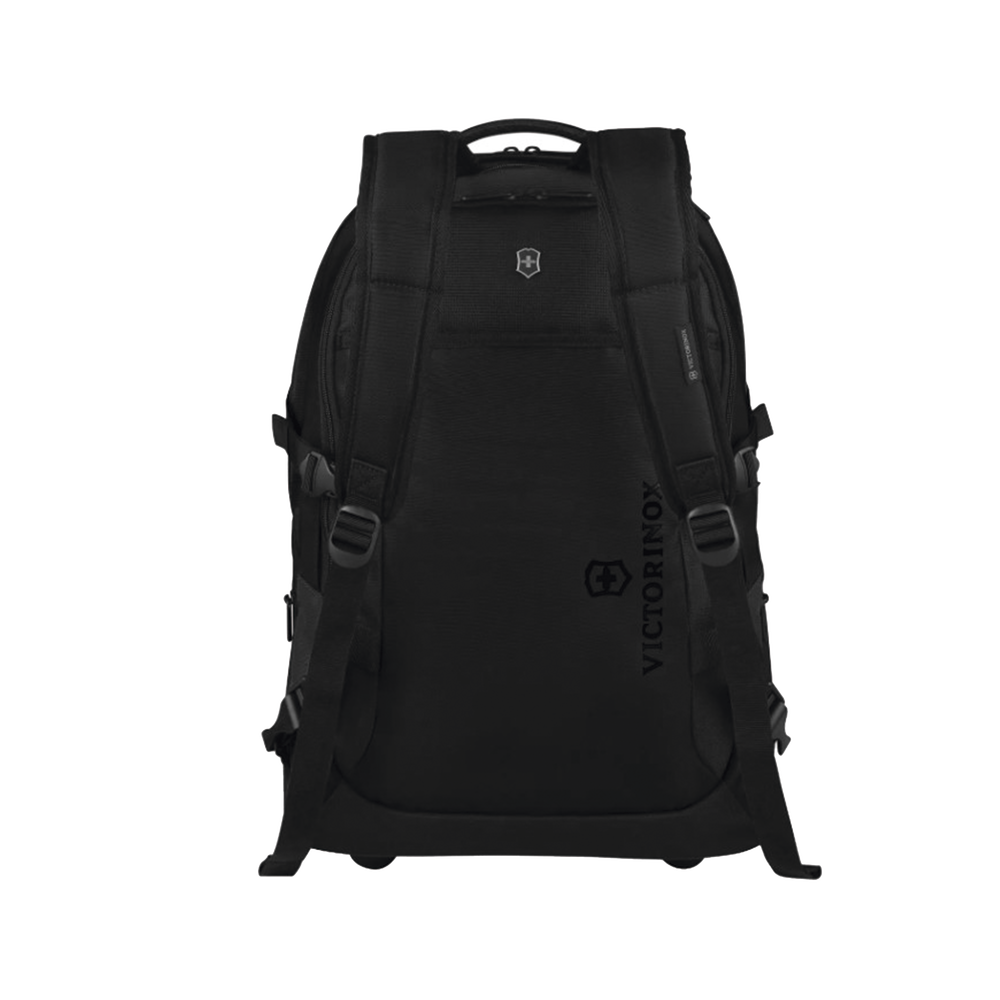 Mochila VX Sport EVO con Ruedas, Mango Telescópico y Correas al Hombro. Fabricada en Poliéster Negro repelente al Agua. Backpack on Wheels. - Image 3