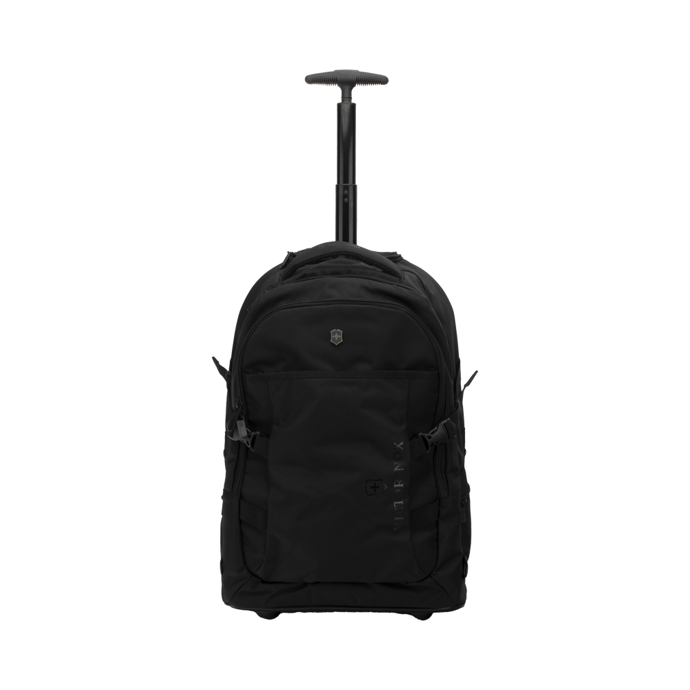 Mochila VX Sport EVO con Ruedas, Mango Telescópico y Correas al Hombro. Fabricada en Poliéster Negro repelente al Agua. Backpack on Wheels. - Image 5