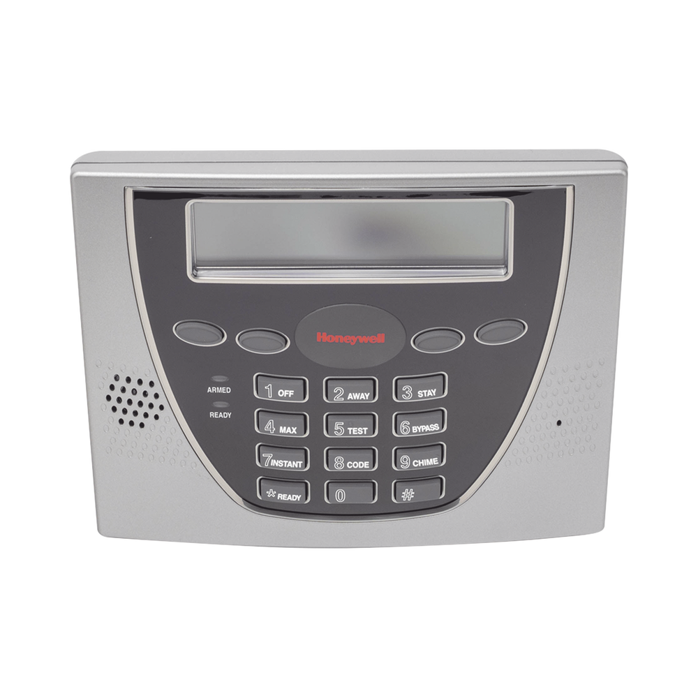 Teclado alfanumérico programador de pantalla azul