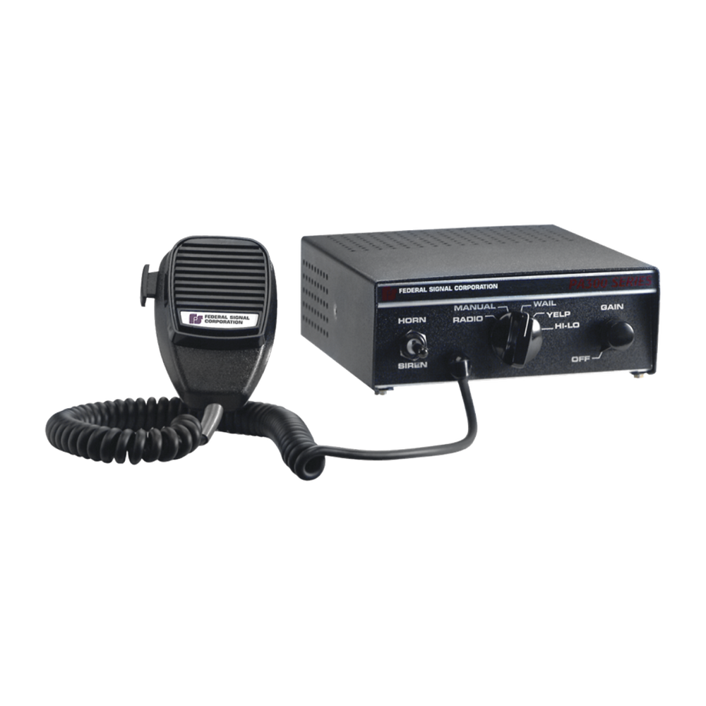 Sirena Compacta Serie PA-300 de 100 W de potencia, ideal para Vehículos Oficiales