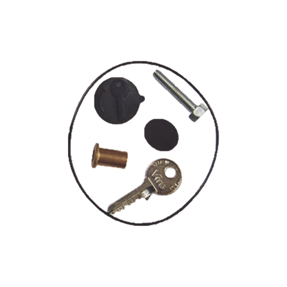 PERILLA DE DESBLOQUEO CON LLAVE Y TAPA PARA FAAC 740/741 - Image 2