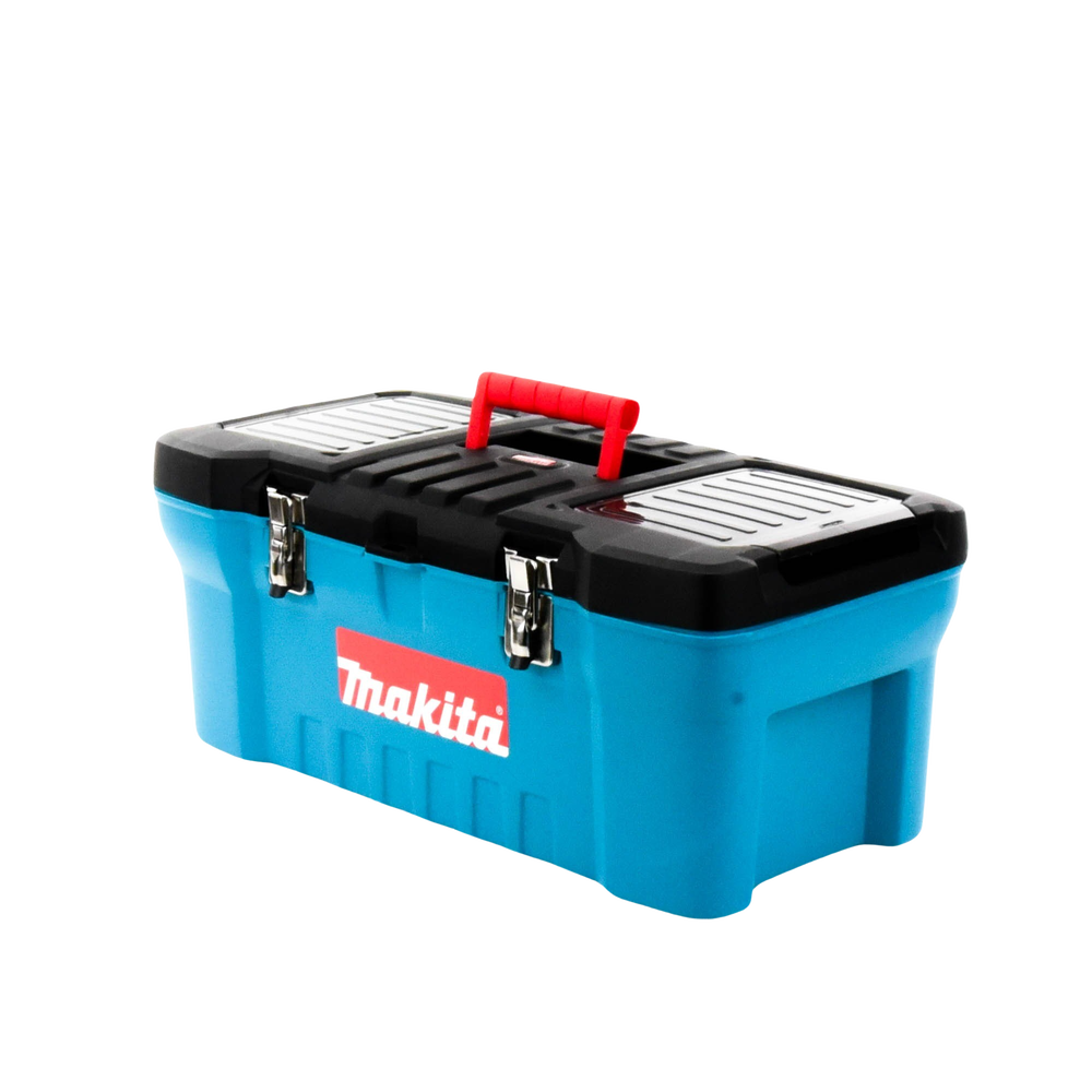 Caja de herramientas de 24" con doble cerradura de metal (60 x 25 x 30 cm) - Image 2