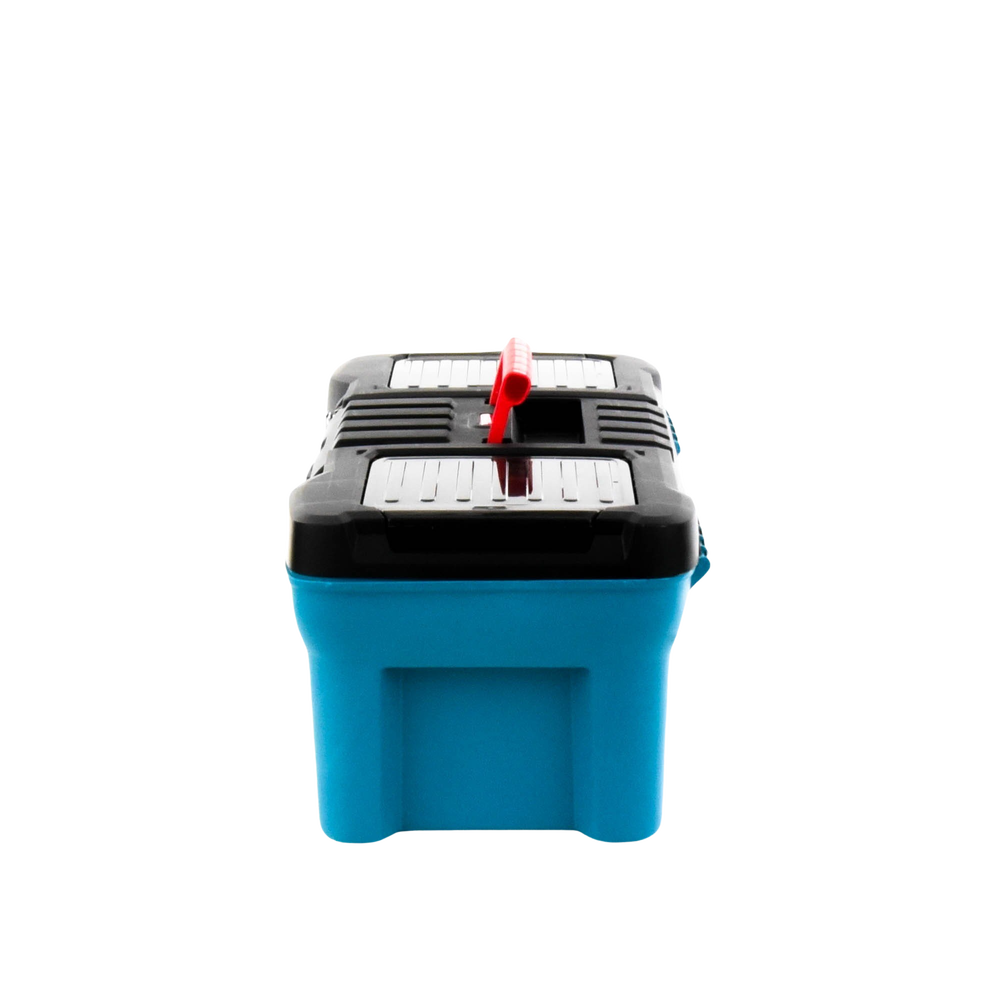 Caja de herramientas de 24" con doble cerradura de metal (60 x 25 x 30 cm) - Image 4