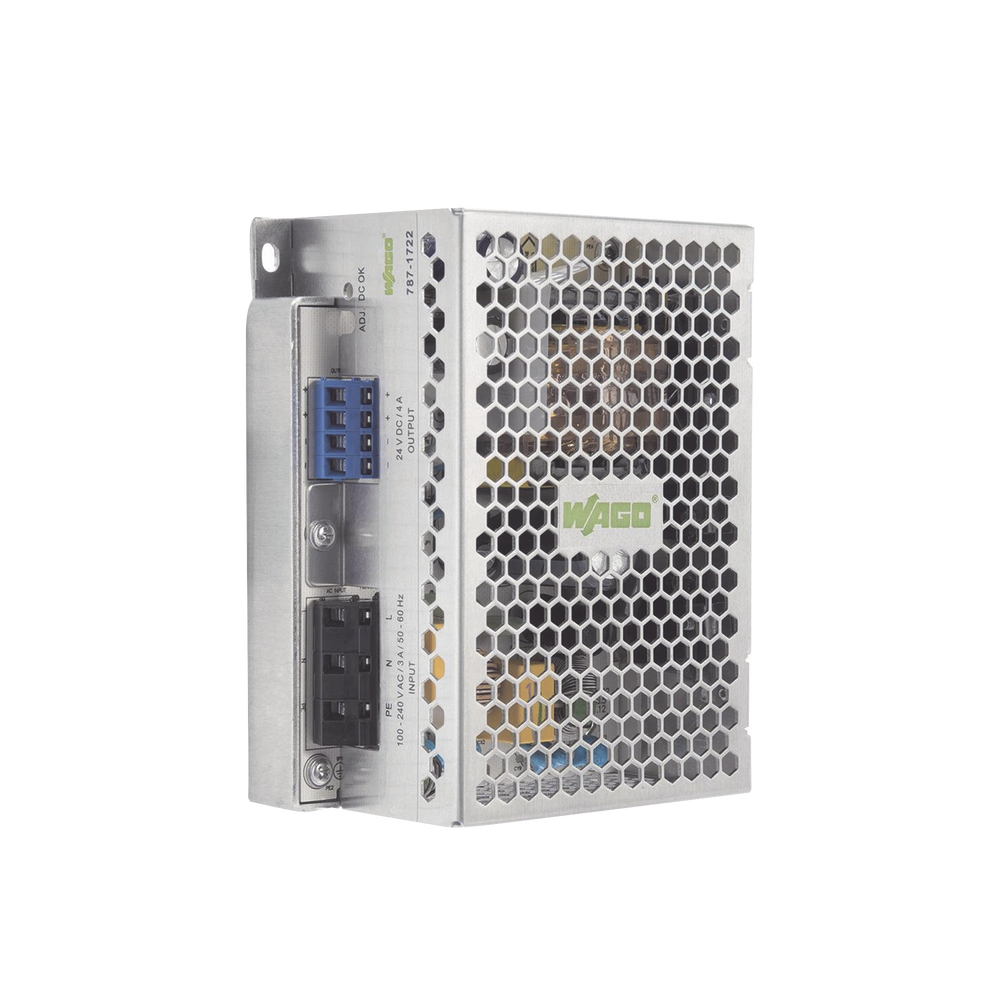 Fuente de Alimentación Conmutada / Sincronización Primaria ECO / 24V DC 5A 120W / Monofásico 100-240V AC / Montaje Carril DIN / IP20 / CAGE CLAMP®