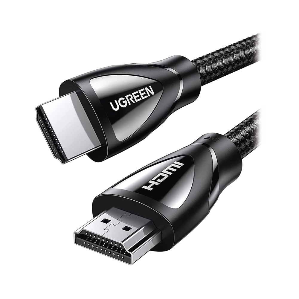 Cable HDMI 2.1 de Nylon Trenzado / 5 Metros (16.40 Pies) / 8K@60Hz/4K@120Hz / eARC (Canal de Retorno de Audio) / HDR10+ / VVR / HEC (Canal Ethernet HDMI) / ALLM / 3D / Dolby Atmos / Dolby Vision / 48 Gbps / Mayor Duraci?n