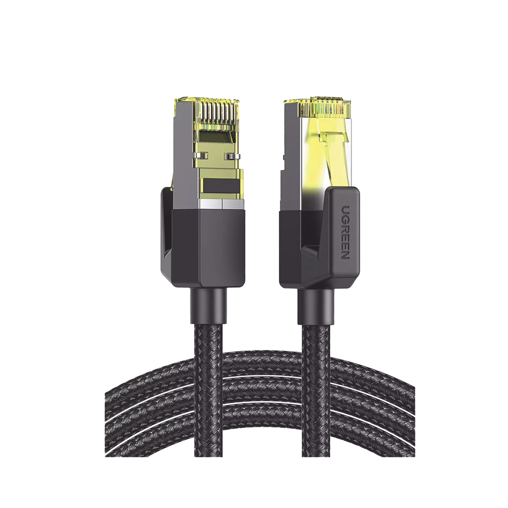 Cable Ethernet Cat7 CLASS F/FTP Redondo con Malla de Nylon 5 Metros (16.40 Pies)