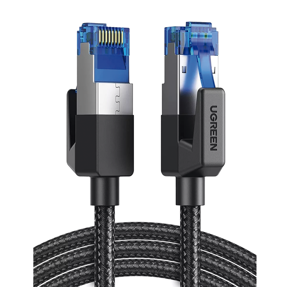 Cable Ethernet Cat8 Class F/FTP Redondo con Malla de Nylon 5 Metros (16.40 Pies)