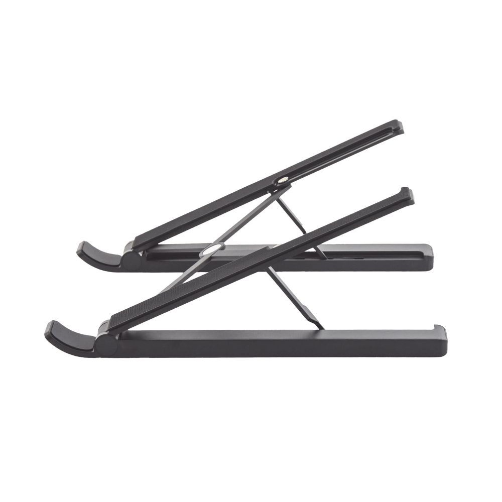 HUB (Docking Station) 5 en 1 con Soporte para Laptop | 2 USB 3.0 a 5Gbps | HDMI 4K@30Hz | Memoria Micro SD (TF) + SD | Amplia Compatibilidad de 10-15" | Ajuste de Altura | Aluminio | PC+ABS | Silicona | Color Negro. - Image 3