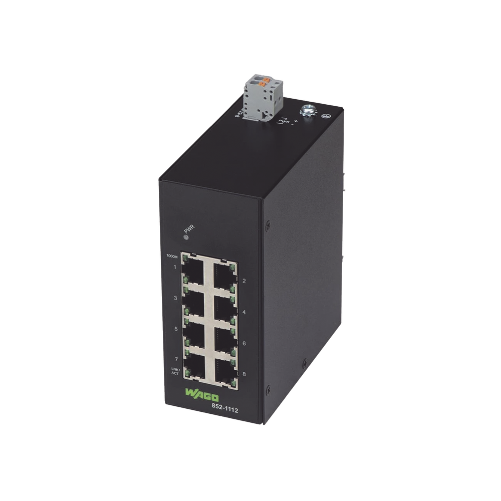 Switch Industrial ECO / 8 Puertos Gigabit 1000Base-T / Montaje Riel DIN / IP30 / -40°C a +70°C / Protección Sobretensión / Auto MDI-X - Image 2