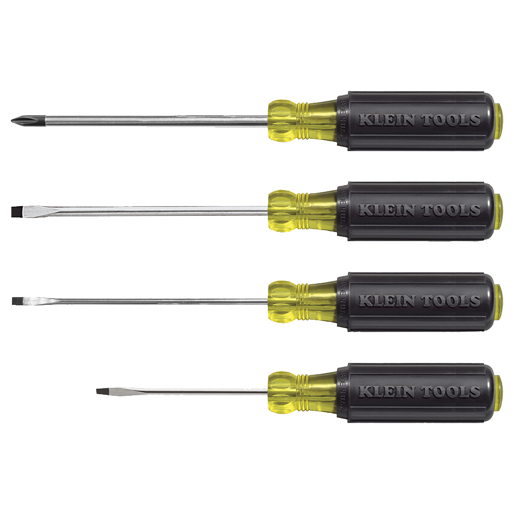 Juego de desarmadores miniatura de punta ranurada y Phillips de 4 piezas