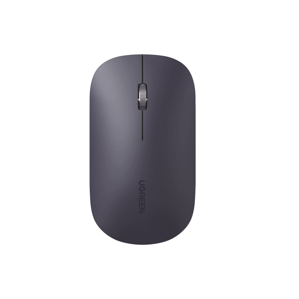 Mouse inalámbrico 2.4 GHz | Ultra Delgado y Silencioso | DPI 1000/1600/2000/4000 (Ajustable) | Alcance 10m | Scroll de Aluminio | Adaptable a diferentes superficies | Diseño suave al tacto | Contiene Receptor USB | Color Negro. - Image 2
