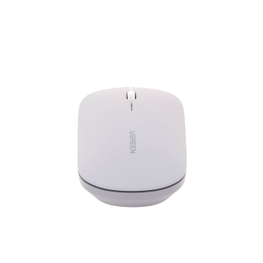 Mouse inalámbrico 2.4 GHz | Ultra Delgado y Silencioso | DPI 1000/1600/2000/4000 (Ajustable) | Alcance 10m | Scroll de Aluminio | Adaptable a diferentes superficies | Diseño suave al tacto | Contiene Receptor USB | Color Gris. - Image 4