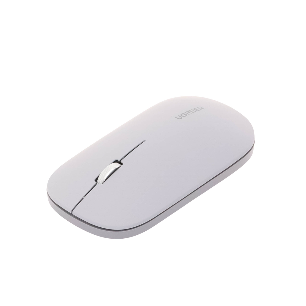 Mouse inalámbrico 2.4 GHz | Ultra Delgado y Silencioso | DPI 1000/1600/2000/4000 (Ajustable) | Alcance 10m | Scroll de Aluminio | Adaptable a diferentes superficies | Diseño suave al tacto | Contiene Receptor USB | Color Gris. - Image 5