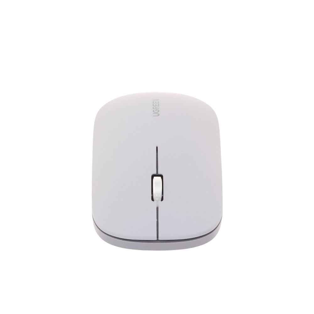 Mouse inalámbrico 2.4 GHz | Ultra Delgado y Silencioso | DPI 1000/1600/2000/4000 (Ajustable) | Alcance 10m | Scroll de Aluminio | Adaptable a diferentes superficies | Diseño suave al tacto | Contiene Receptor USB | Color Gris. - Image 6